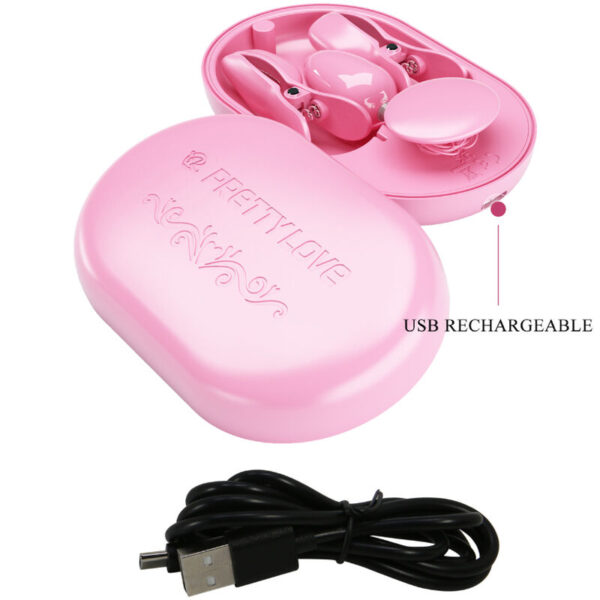 Pretty Love - Surprise Box Pinzas Electro Estimulacion Rosa - Imagen 6