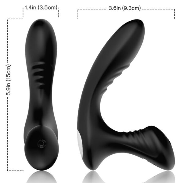 Armony - Storm Vibrador Anal Prostata & Plug Control Remoto Negro - Imagen 2