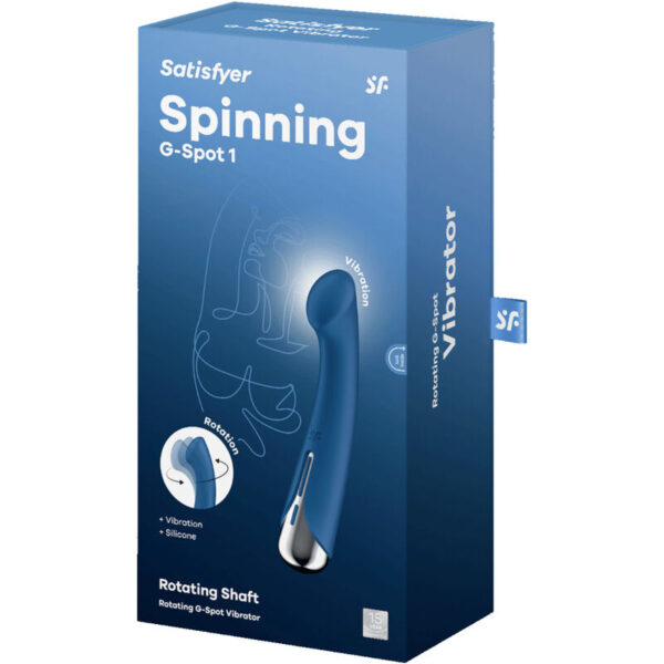 Satisfyer - Spinning G-Sport 1 Vibrador Rotador Azul - Imagen 6