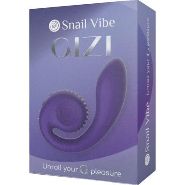 Snail Vibe - Gizi Estimulador Dual Violeta - Imagen 4
