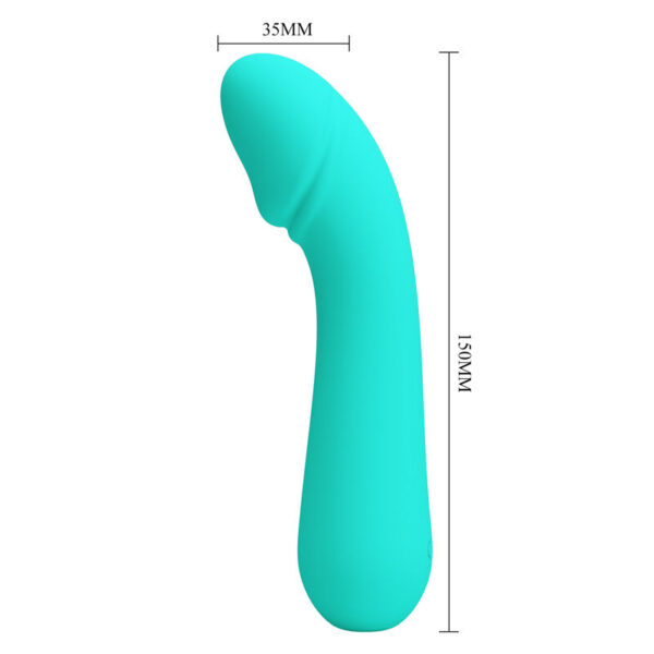 Pretty Love - Cetus Vibrador Recargable Verde Agua - Imagen 6