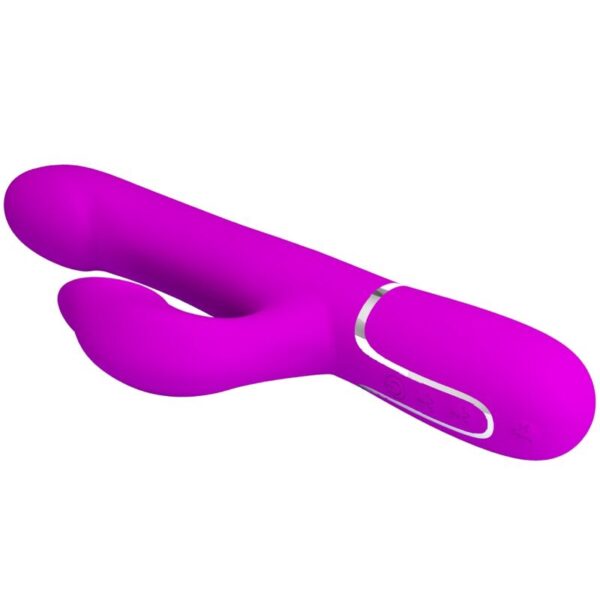 Pretty Love - Vibrador Rabbit Perlas Violeta - Imagen 6