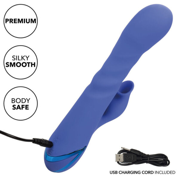 Calexotics - L.A Love Vibrador & Succionador Azul - Imagen 12