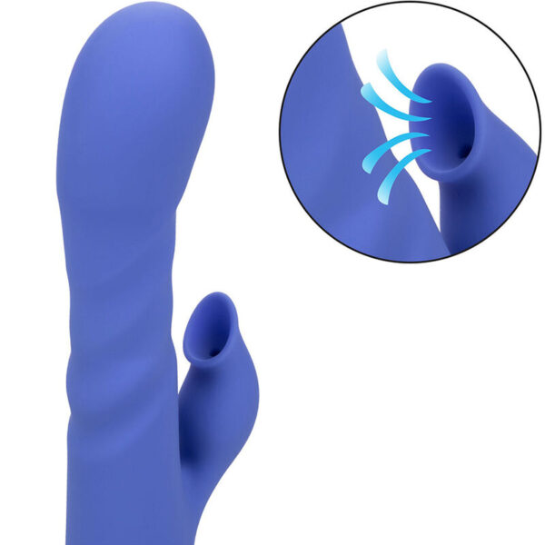 Calexotics - L.A Love Vibrador & Succionador Azul - Imagen 10