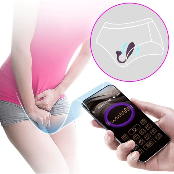 Pretty Love - Fisherman Huevo Vibrador Lila Controlado Por App - Imagen 8