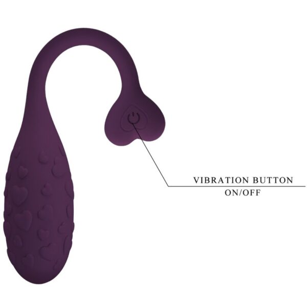 Pretty Love - Fisherman Huevo Vibrador Lila Controlado Por App - Imagen 5