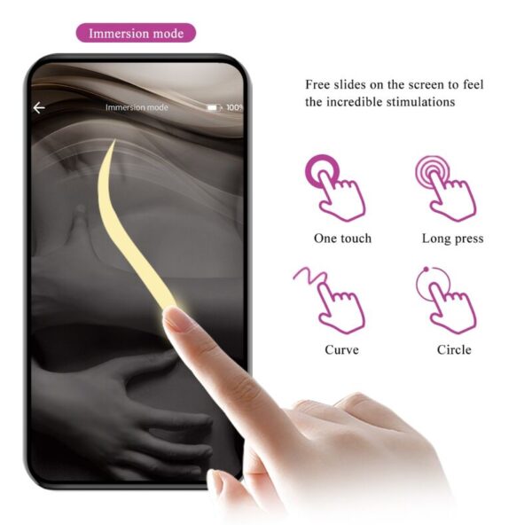Pretty Love - Fisherman Huevo Vibrador Lila Controlado Por App - Imagen 11