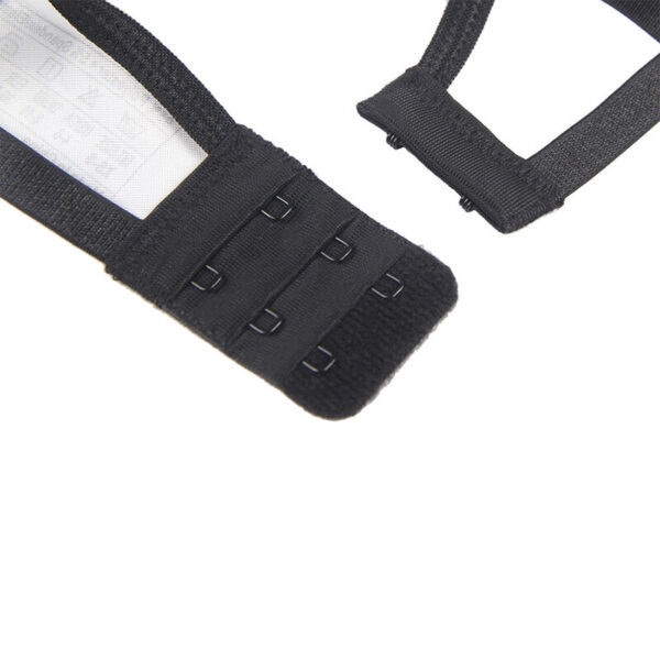 Subblime - Set De 3 Piezas Sujetador + Tanga + Liga Encaje Negro S/M - Imagen 8