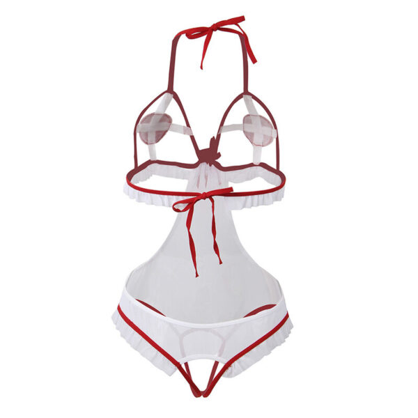 Subblime - Disfraz De Enfermera Sexy Sin Entrepierna L/Xl - Imagen 5