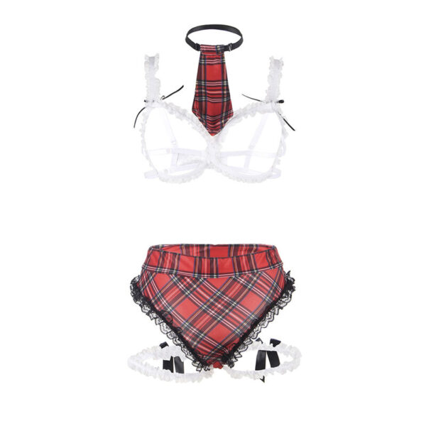 Subblime - Disfraz De Colegiala Sexy Con Sujetador L/Xl - Imagen 5