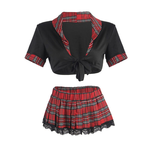 Subblime - Disfraz De Colegiala Sexy Con Top L/Xl - Imagen 4