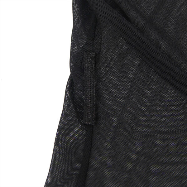 Subblime - Bata Tela Transparente Detalle Encaje Negro S/M - Imagen 9