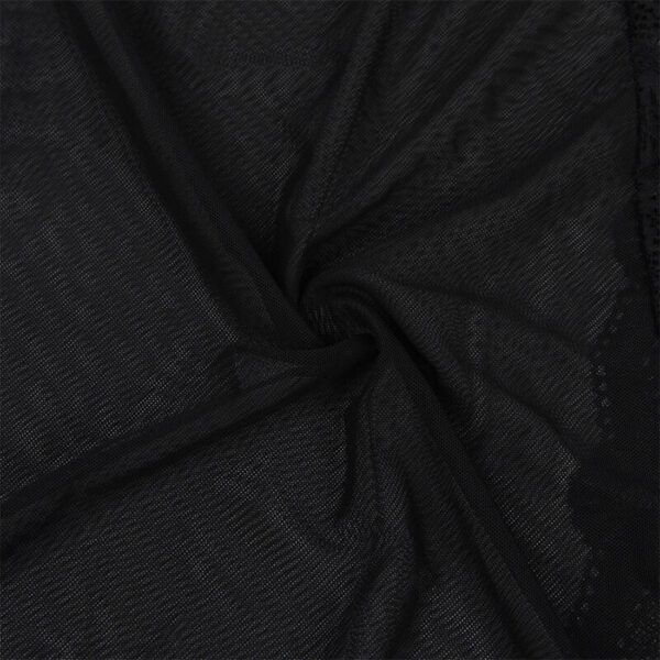 Subblime - Bata Tela Transparente Detalle Encaje Negro L/Xl - Imagen 10
