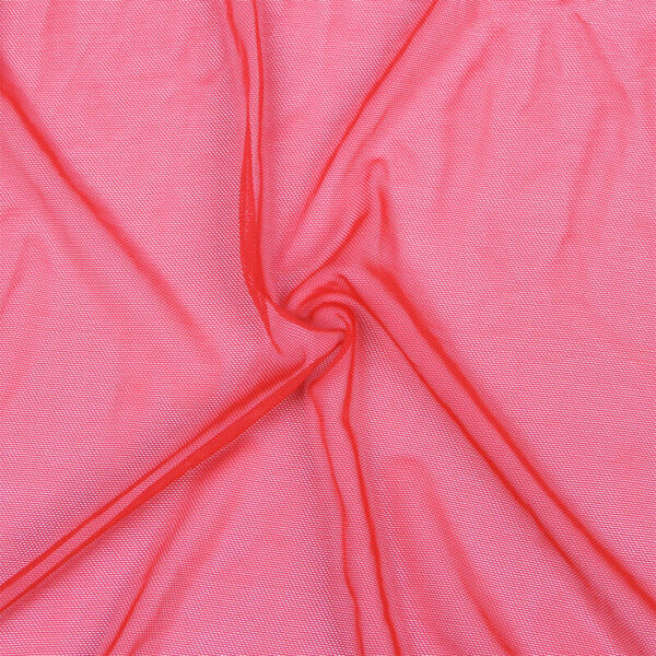 Subblime - Bata Tela Transparente Detalle Encaje Rojo S/M - Imagen 11