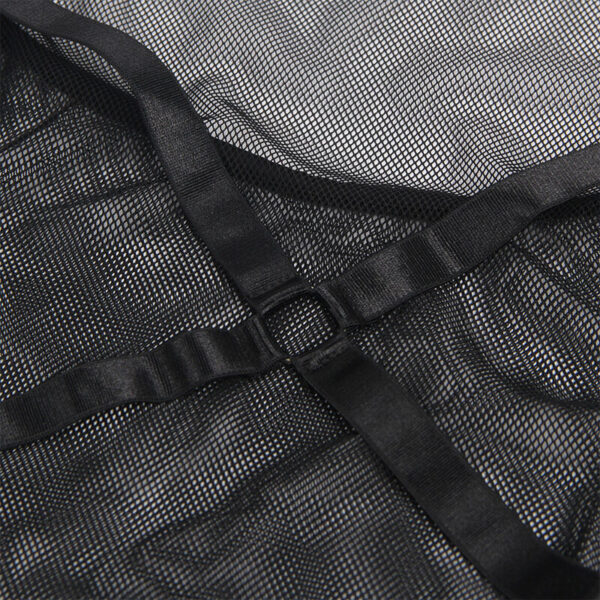 Subblime - Vestido Transparente Cuello Halter Negro L/Xl - Imagen 6