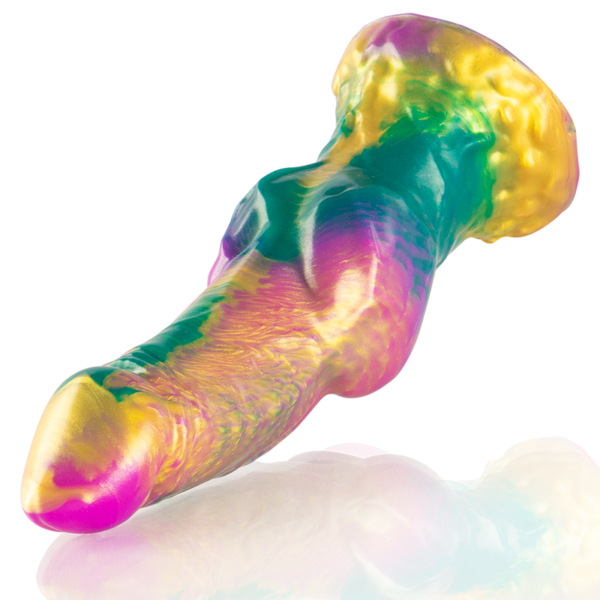 Epic - Iris Dildo Con Testículos Arcoíris De Placer - Imagen 4