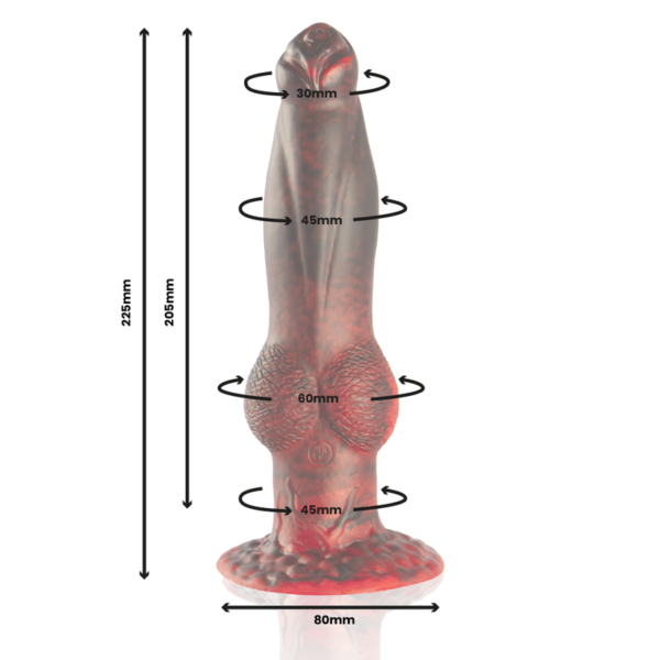 Epic - Prometheus Dildo Titan En Llamas Recargable Control Remoto - Imagen 4