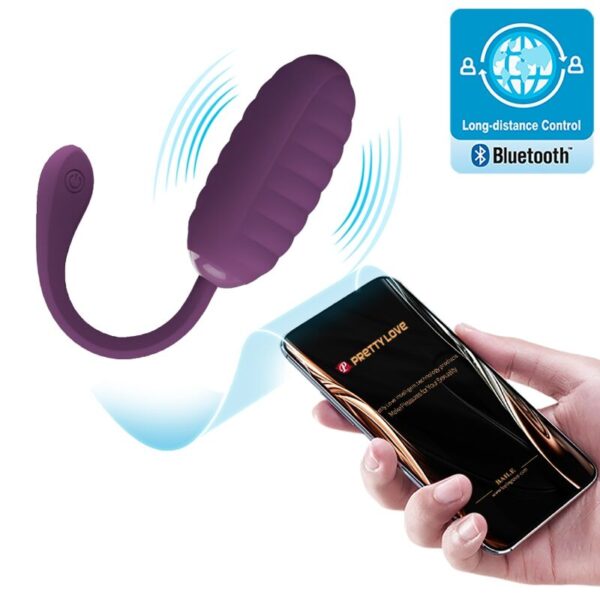 Pretty Love - Casper Huevo Vibrador Recargable Morado - Imagen 6