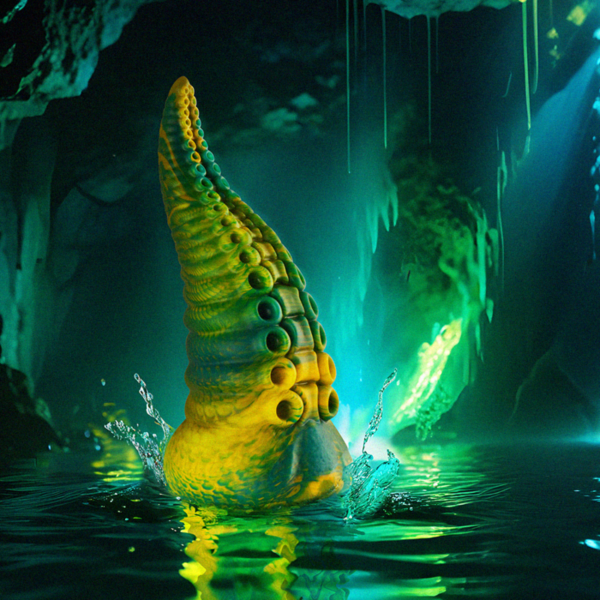 Epic - Cetus Dildo Tentáculo Verde Tamaño Pequeño - Imagen 9