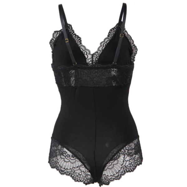 Subblime - Teddy Detalle Encaje Floral Negro L/Xl - Imagen 13