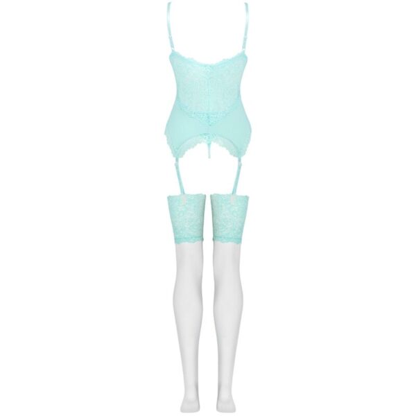 Livco Corsetti Fashion - Persinne Mit Emporio Set Corset + Panty + Medias L/Xl - Imagen 4