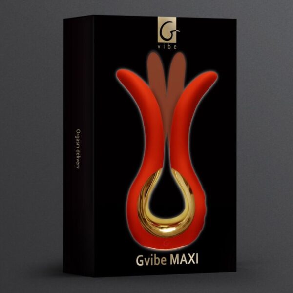 G-Vibe - Gvibe Maxi Vibrador Con Dos Puntas Flexibles Coral - Imagen 4