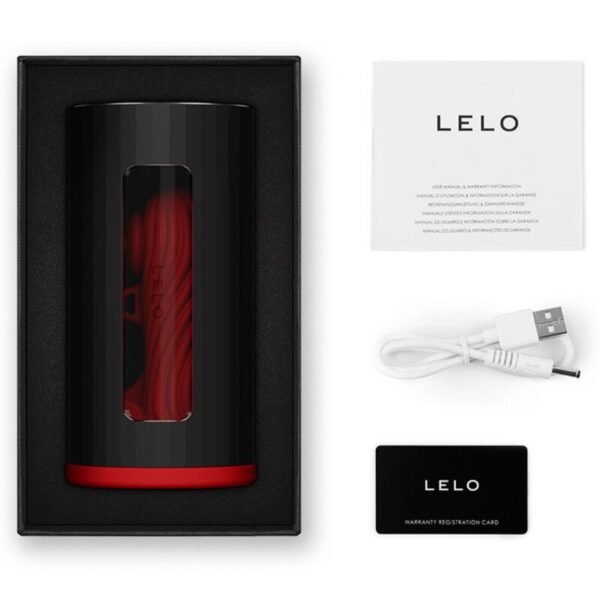 LELO - Masturbador Masculino F1S V3 Rojo | Placer de Lujo y Tecnología Avanzada - Imagen 4