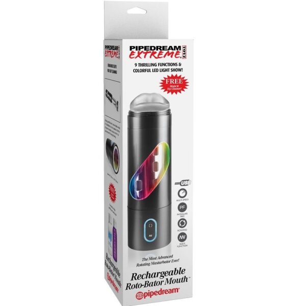 Extreme Toyz - Roto Bator Usb Masturbador Masculino Boca - Imagen 6