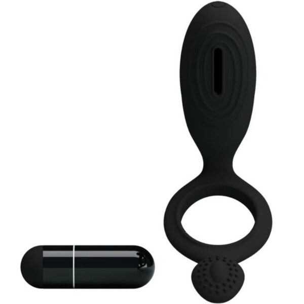 Pretty Love - Anillo Vibrador Con Estimulador Ethel - Imagen 3