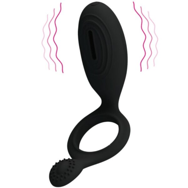 Pretty Love - Anillo Vibrador Con Estimulador Ethel - Imagen 10