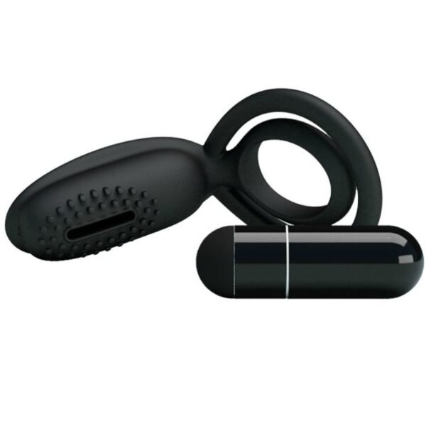 Pretty Love - Anillo Vibrador Con Estimulador Esther - Imagen 7