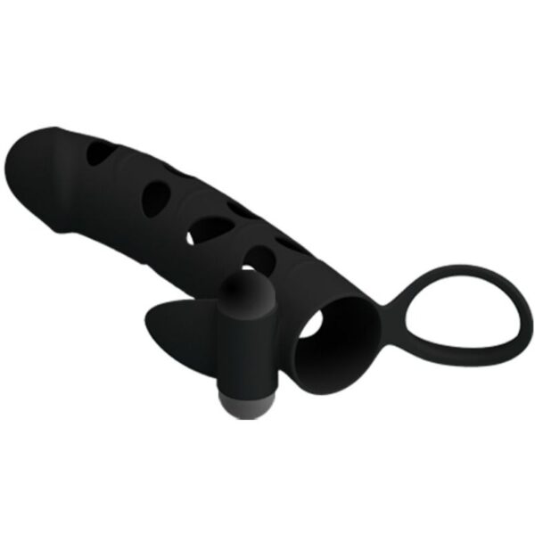Pretty Love - Funda Silicona Con Vibracion 15.2 Cm - Imagen 3