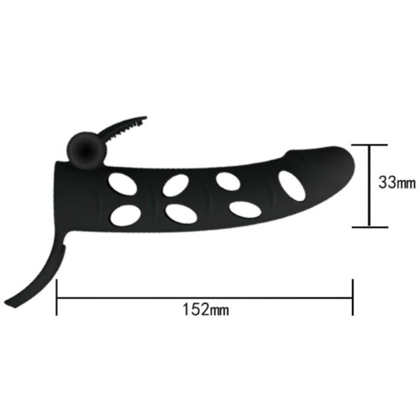 Pretty Love - Funda Silicona Con Vibracion 15.2 Cm - Imagen 6
