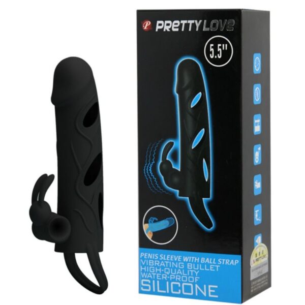 Pretty Love - Funda Silicona Con Vibracion 14 Cm 1.0 - Imagen 8