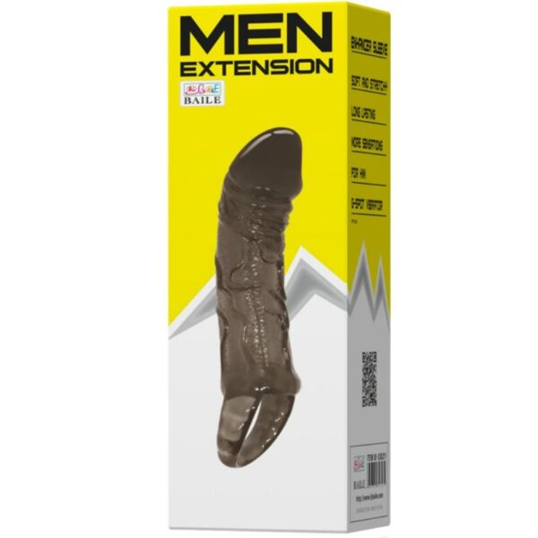 Baile - Funda Extensora Pene Con Strap Para Testiculos 11.5 Cm - Imagen 7