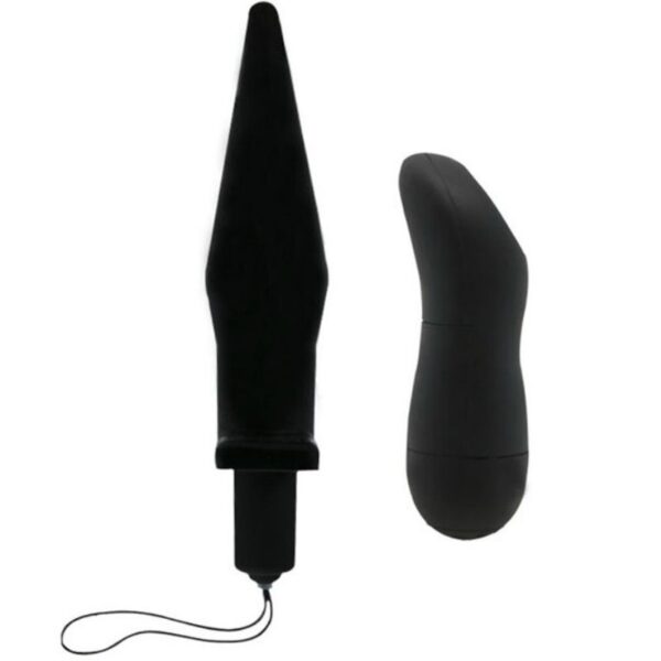 Baile - Butt Plug Anal Con Vibracion Negro - Imagen 4