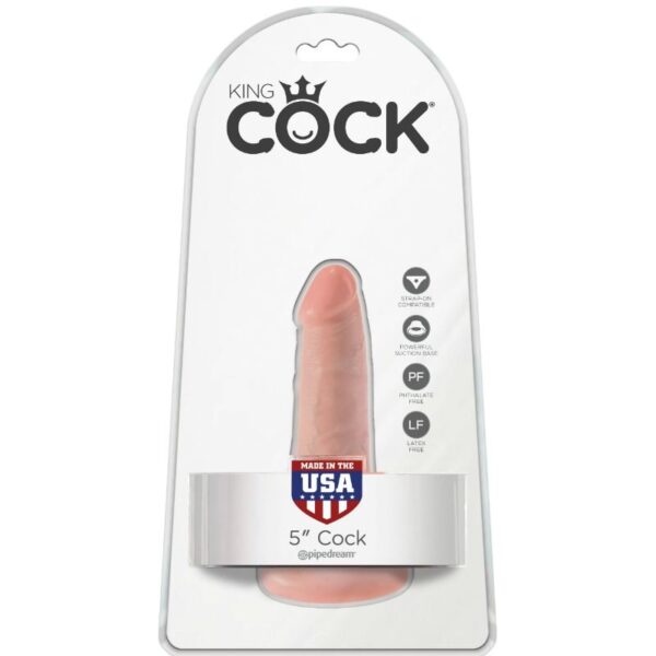 King Cock - Pene Realistico 14 Cm Color Natural - Imagen 4