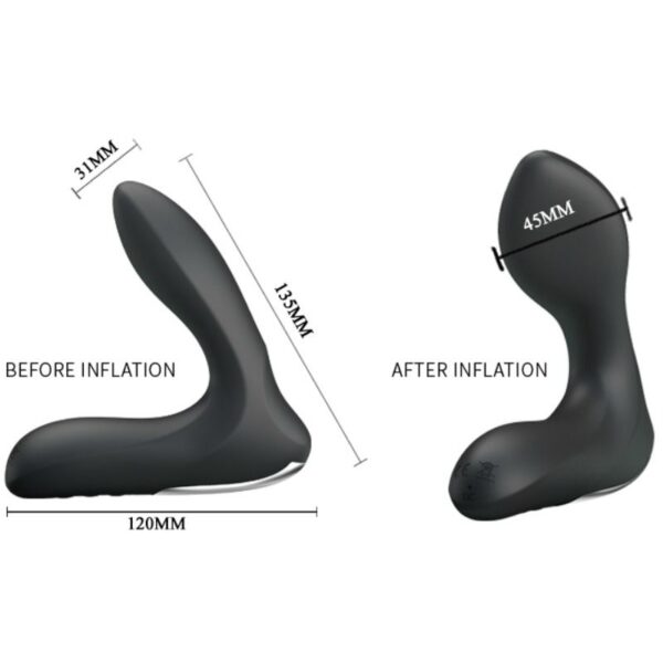 Pretty Love - Leonard Masajeador Prostatico Inflable Con Vibracion - Imagen 5