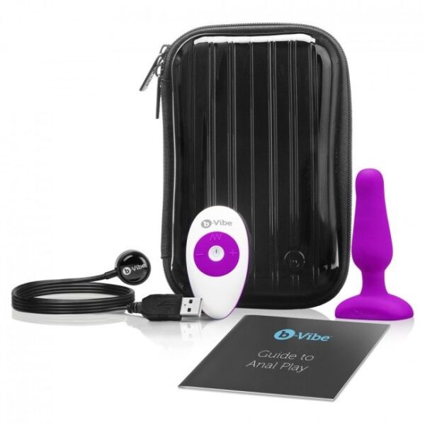 B-Vibe - Novice Control Remoto Anal Plug Fucsia - Imagen 12