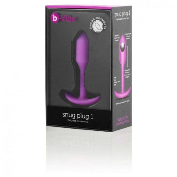 B-Vibe - Snug Plug 1 Rosa - Imagen 2