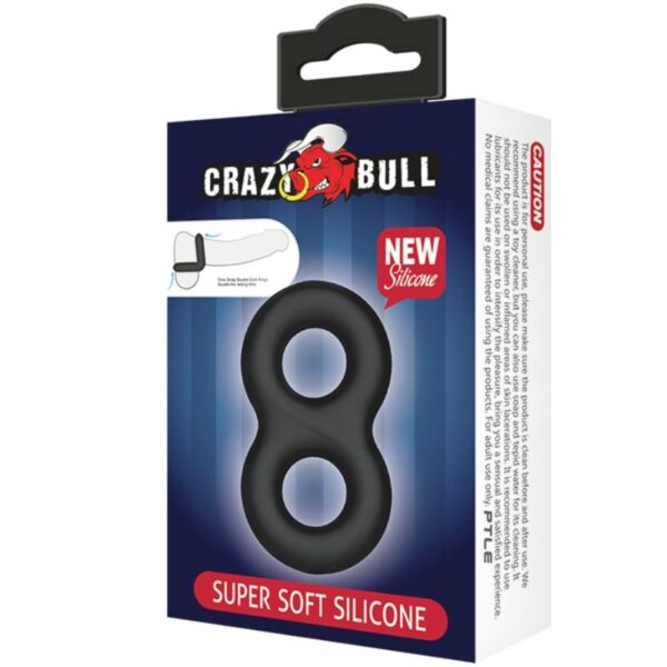 Crazy Bull - Anillo Doble Silicona Medica - Imagen 6