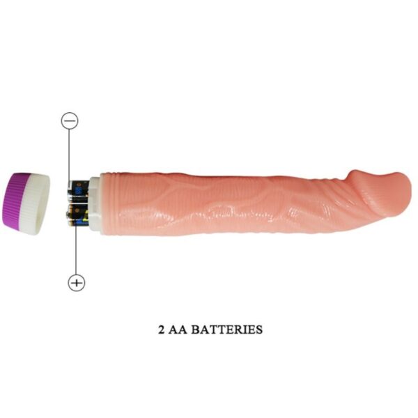 Baile - Vibrador Realístico Natural 22 Cm - Imagen 5