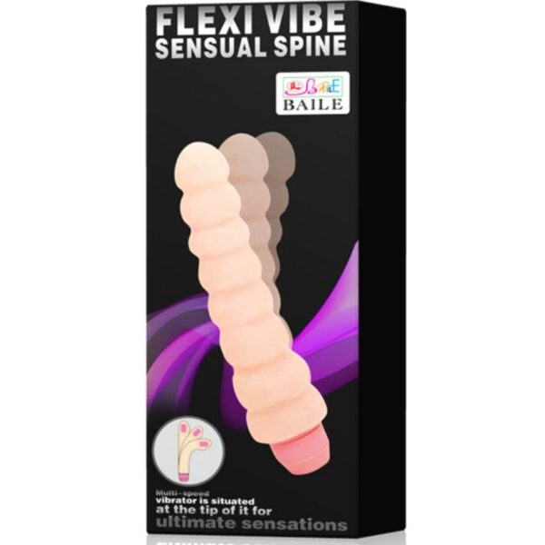 Baile - Flexi Vibe Sensual Spine Vibrador Flexible 19 Cm - Imagen 6