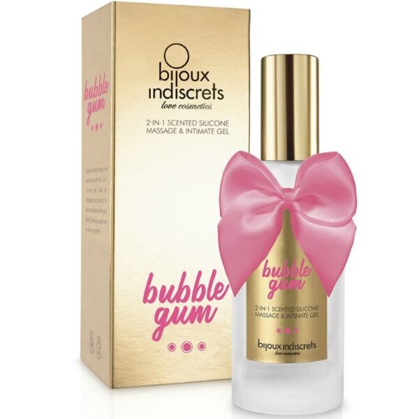 Bijoux - Bubble Gum Gel 2 En 1 Silicona Chicle De Fresa 100 Ml - Imagen 2