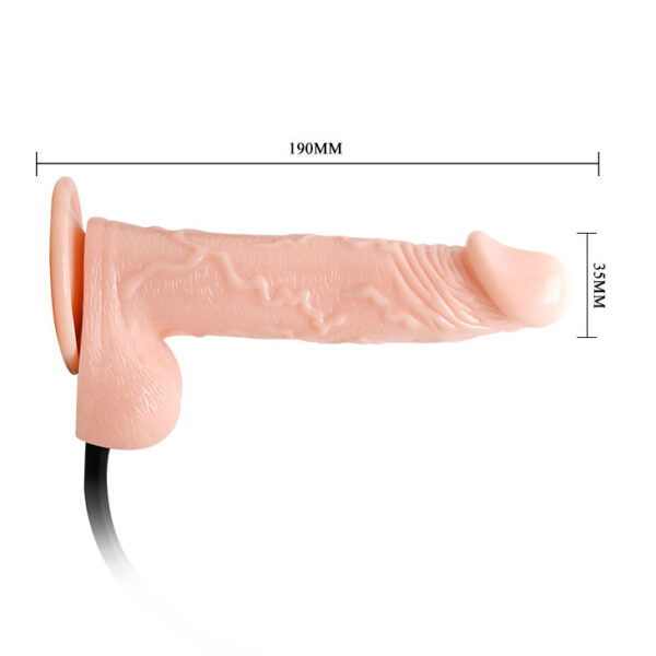 Baile - Dildo Realistico Vibrador E Inflable - Imagen 4
