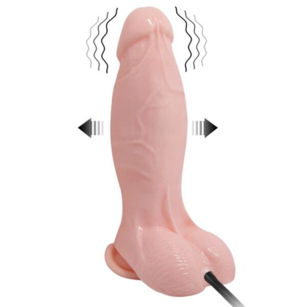Baile - Dildo Realistico Vibrador E Inflable 18.8 Cm - Imagen 2