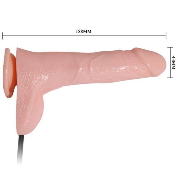 Baile - Dildo Realistico Vibrador E Inflable 18.8 Cm - Imagen 9