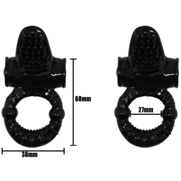 Baile - Sweet Ring Anillo Vibrador Con Rabbit Texturado - Imagen 7