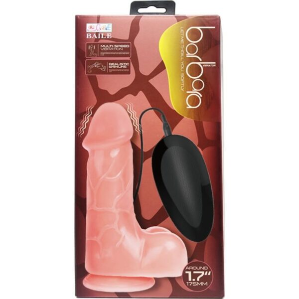 Baile - Vibrador Realistico Barbara Natural 22 Cm - Imagen 7