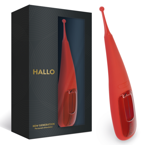 Hallo - Focus Potente Vibrador Touch Rojo - Imagen 4